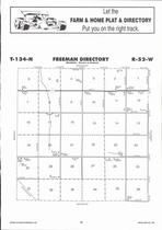 Freeman Township Directory Map, Richland County 2007